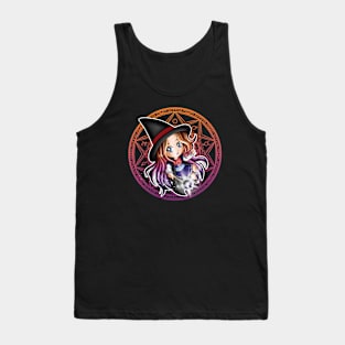 Chibi Kawaii Witch - Magic Circle Tank Top